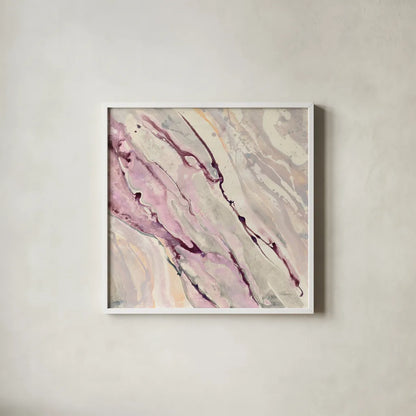 Flowing II by Albena Hristova. Shown in a crisp white glass frame for a clean and minimalist style. Available as an archival giclee rolled canvas, fine art paper, or poster print. SKU 38922a.