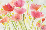 Fluorescent Poppies by Albena Hristova. SKU 54826i. Archival Giclee Fine art print for wall decor.