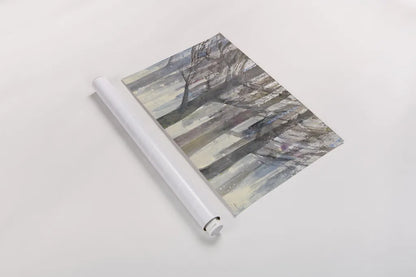 Forest Light by Albena Hristova. shown as a rolled paper print. Available as archival giclee rolled canvas, fine art paper, or poster print. SKU 23822i.