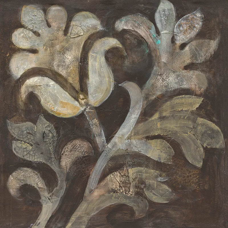 Fresco Floral II by Albena Hristova. SKU 30235a. Archival Giclee Fine art print for wall decor.