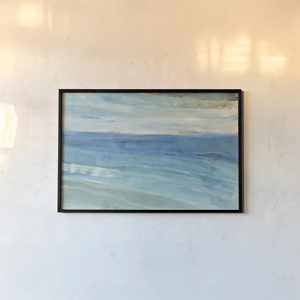 From the Shore by Albena Hristova. shown as a paper print in a black flame. Available as a archival giclee rolled canvas, fine art paper, or poster print. SKU 46911i.