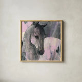 Gallant by Albena Hristova. Shown in a natural wood glass frame for a timeless modern aesthetic. Available as an archival giclee rolled canvas, fine art paper, or poster print. SKU 41851a.