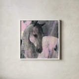 Gallant by Albena Hristova. Shown in a crisp white glass frame for a clean and minimalist style. Available as an archival giclee rolled canvas, fine art paper, or poster print. SKU 41851a.