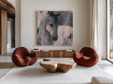 Gallant by Albena Hristova. Shown as extra-large giant wall art in a modern living room. Available as an archival giclee rolled canvas, fine art paper, or poster print. SKU 41851a.