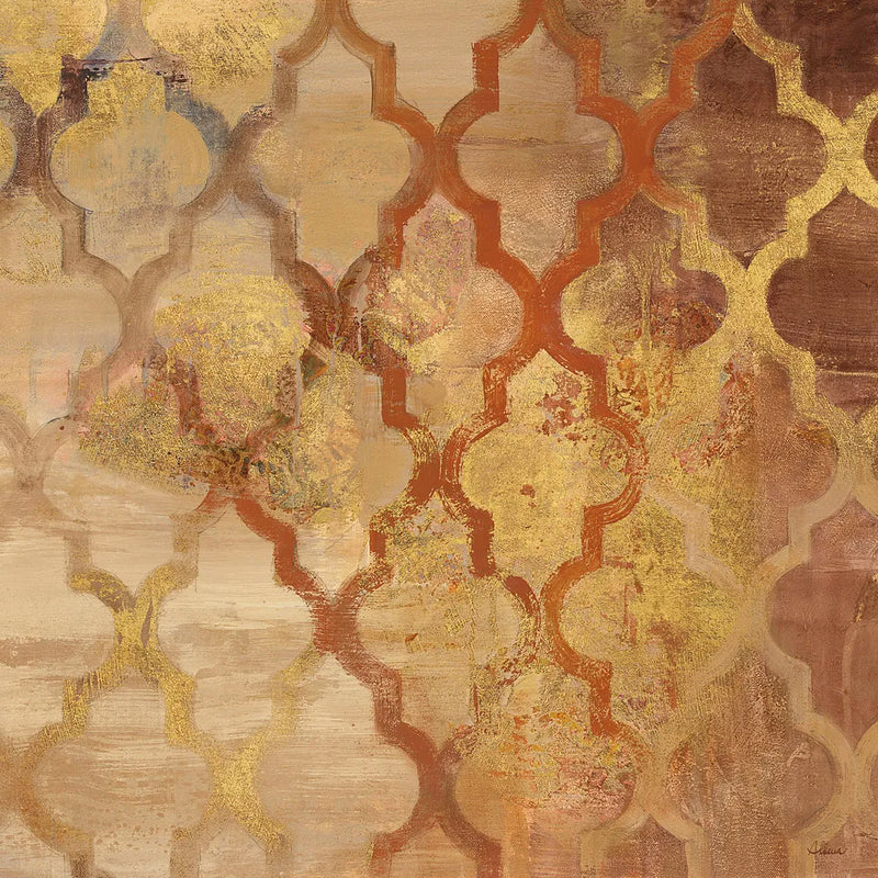 Gilded Rockin Moroccan by Albena Hristova. SKU 16837a. Archival Giclee Fine art print for wall decor.