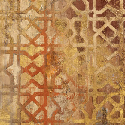 Gilded Trellis I by Albena Hristova. SKU 16838a. Archival Giclee Fine art print for wall decor.