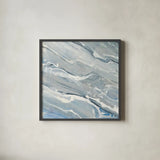 Going with the Flow II by Albena Hristova. Shown in a sleek black glass frame for a contemporary gallery look. Available as an archival giclee rolled canvas, fine art paper, or poster print. SKU 61531a.