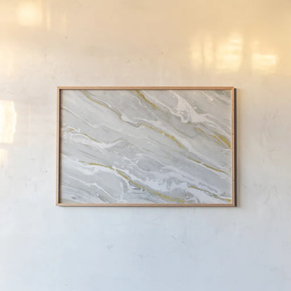 Going with the Flow Neutral by Albena Hristova. shown as a paper print in a natural frame. Available as a archival giclee rolled canvas, fine art paper, or poster print. SKU 74522i.