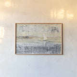 Gold Coast by Albena Hristova. shown as a paper print in a natural frame. Available as a archival giclee rolled canvas, fine art paper, or poster print. SKU 35841i.