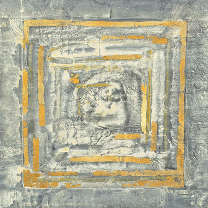 Gold Tapestry I Gold and White by Albena Hristova. SKU 26170a. Archival Giclee Fine art print for wall decor.