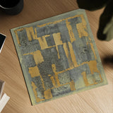 Gold Tapestry IV Crop by Albena Hristova. Shown as a detailed flat fine art print, highlighting archival giclee quality. Available as an archival giclee rolled canvas, fine art paper, or poster print. SKU 28154a.