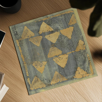 Gold Tapestry V Crop by Albena Hristova. Shown as a detailed flat fine art print, highlighting archival giclee quality. Available as an archival giclee rolled canvas, fine art paper, or poster print. SKU 28155a.