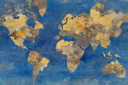 Golden World by Albena Hristova. SKU 20719i. Archival Giclee Fine art print for wall decor.