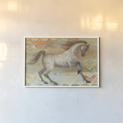 Grand Entrance Southwest Boho by Albena Hristova. shown as a paper print in a white frame. Available as a archival giclee rolled canvas, fine art paper, or poster print. SKU 54159i.