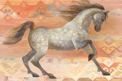 Grand Entrance Southwest Boho Blush by Albena Hristova. SKU 54160i. Archival Giclee Fine art print for wall decor.