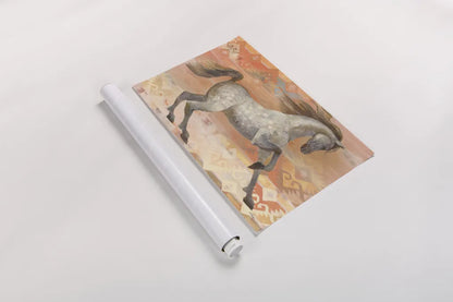 Grand Entrance Southwest Boho Blush by Albena Hristova. shown as a rolled paper print. Available as archival giclee rolled canvas, fine art paper, or poster print. SKU 54160i.