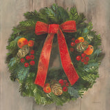Holiday Wreath by Albena Hristova. SKU 8951a. Archival Giclee Fine art print for wall decor.