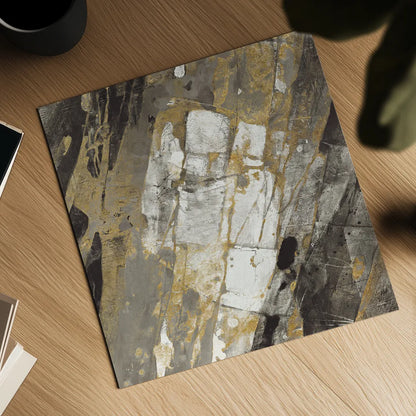 Hot Lava Neutral by Albena Hristova. Shown as a detailed flat fine art print, highlighting archival giclee quality. Available as an archival giclee rolled canvas, fine art paper, or poster print. SKU 26883a.