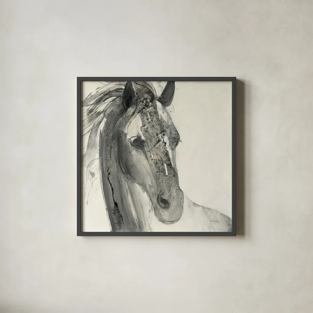 In the Wind I by Albena Hristova. Shown in a sleek black glass frame for a contemporary gallery look. Available as an archival giclee rolled canvas, fine art paper, or poster print. SKU 38268a.