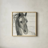 In the Wind I Shiplap by Albena Hristova. Shown in a natural wood glass frame for a timeless modern aesthetic. Available as an archival giclee rolled canvas, fine art paper, or poster print. SKU 38818a.