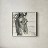 In the Wind I Shiplap by Albena Hristova. Shown in a crisp white glass frame for a clean and minimalist style. Available as an archival giclee rolled canvas, fine art paper, or poster print. SKU 38818a.