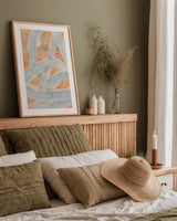 Intersections IV by Albena Hristova. shown as a paper print in a natural frame. Available as a archival giclee rolled canvas, fine art paper, or poster print. SKU 64601h.
