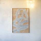 Intersections IV by Albena Hristova. shown as a paper print in a natural frame. Available as a archival giclee rolled canvas, fine art paper, or poster print. SKU 64601h.