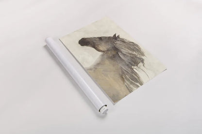 Into the Wind Ivory Crop by Albena Hristova. shown as a rolled paper print. Available as archival giclee rolled canvas, fine art paper, or poster print. SKU 18666i.