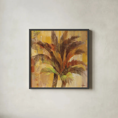 Island Breeze II by Albena Hristova. Shown in a sleek black glass frame for a contemporary gallery look. Available as an archival giclee rolled canvas, fine art paper, or poster print. SKU 16809a.