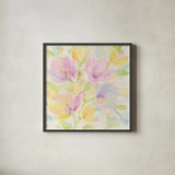 Its Spring by Albena Hristova. Shown in a sleek black glass frame for a contemporary gallery look. Available as an archival giclee rolled canvas, fine art paper, or poster print. SKU 53324a.