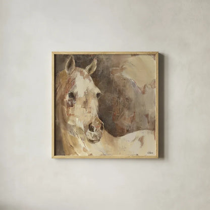 Jasmine by Albena Hristova. Shown in a natural wood glass frame for a timeless modern aesthetic. Available as an archival giclee rolled canvas, fine art paper, or poster print. SKU 16694a.