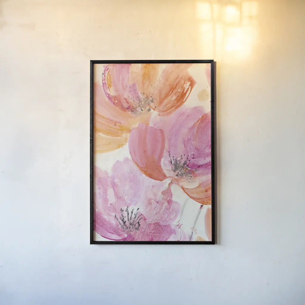 Joyous I by Albena Hristova. shown as a paper print in a black flame. Available as a archival giclee rolled canvas, fine art paper, or poster print. SKU 36353h.