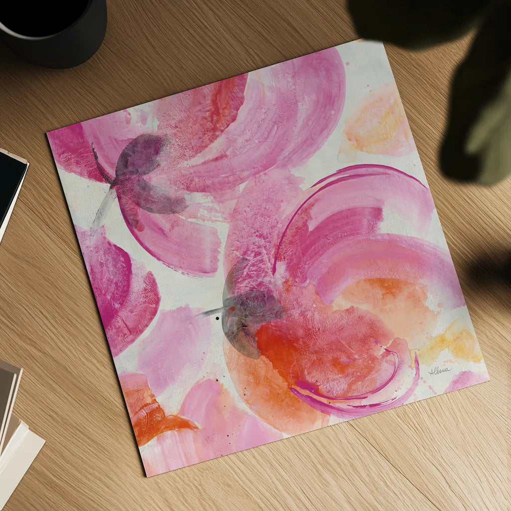 Joyous II Crop by Albena Hristova. Shown as a detailed flat fine art print, highlighting archival giclee quality. Available as an archival giclee rolled canvas, fine art paper, or poster print. SKU 36354a.