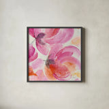 Joyous II Crop by Albena Hristova. Shown in a sleek black glass frame for a contemporary gallery look. Available as an archival giclee rolled canvas, fine art paper, or poster print. SKU 36354a.
