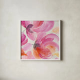 Joyous II Crop by Albena Hristova. Shown in a crisp white glass frame for a clean and minimalist style. Available as an archival giclee rolled canvas, fine art paper, or poster print. SKU 36354a.