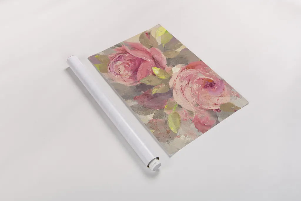 June Roses II by Albena Hristova. shown as a rolled paper print. Available as archival giclee rolled canvas, fine art paper, or poster print. SKU 16679i.