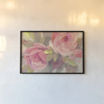 June Roses II by Albena Hristova. shown as a paper print in a black flame. Available as a archival giclee rolled canvas, fine art paper, or poster print. SKU 16679i.