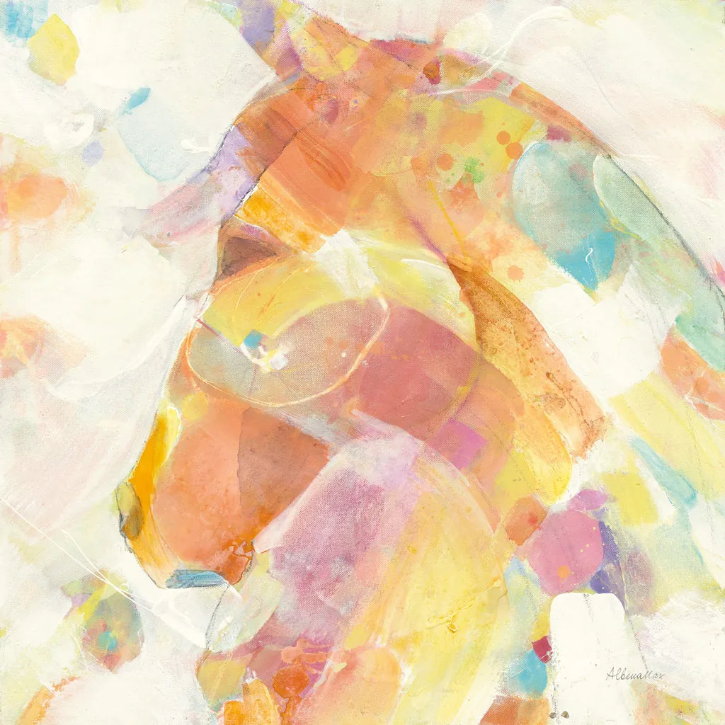 Kaleidoscope Horse II by Albena Hristova. SKU 51988a. Archival Giclee Fine art print for wall decor.