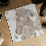 Kaleidoscope Horse II Neutral Navy by Albena Hristova. Shown as a detailed flat fine art print, highlighting archival giclee quality. Available as an archival giclee rolled canvas, fine art paper, or poster print. SKU 56055a.