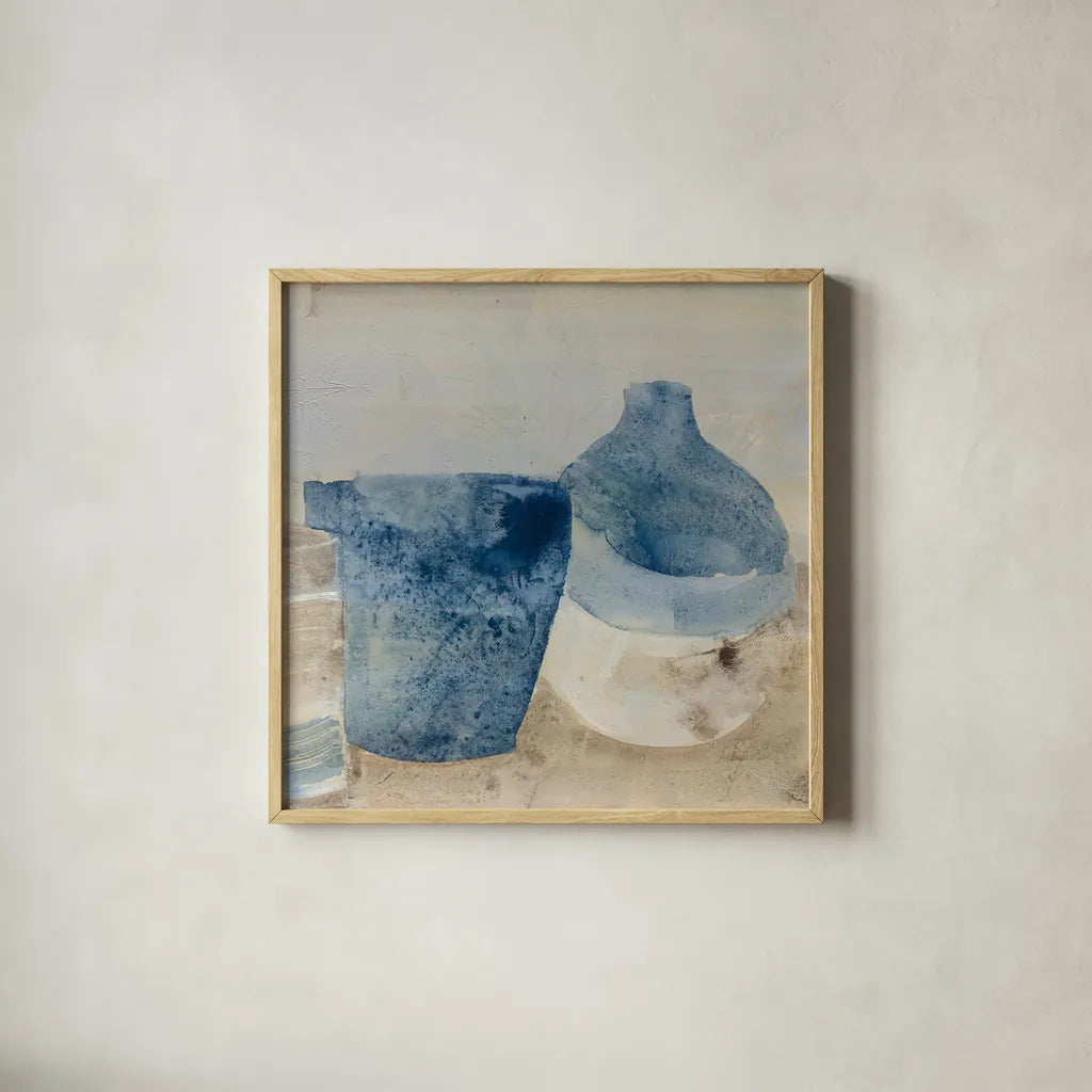 Kitchen Still Life Crop I by Albena Hristova. Shown in a natural wood glass frame for a timeless modern aesthetic. Available as an archival giclee rolled canvas, fine art paper, or poster print. SKU 60285a.