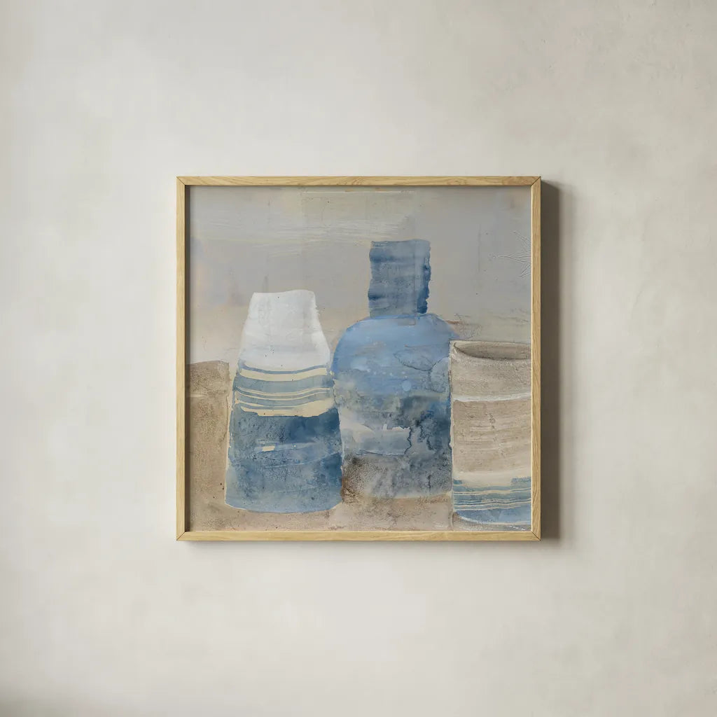 Kitchen Still Life Crop II by Albena Hristova. Shown in a natural wood glass frame for a timeless modern aesthetic. Available as an archival giclee rolled canvas, fine art paper, or poster print. SKU 60286a.