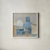 Kitchen Still Life Crop II by Albena Hristova. Shown in a crisp white glass frame for a clean and minimalist style. Available as an archival giclee rolled canvas, fine art paper, or poster print. SKU 60286a.