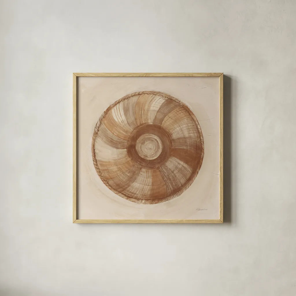 Light Woven Beauty II by Albena Hristova. Shown in a natural wood glass frame for a timeless modern aesthetic. Available as an archival giclee rolled canvas, fine art paper, or poster print. SKU 73679a.