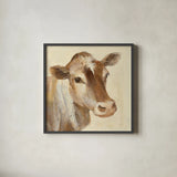 Looking at You I by Albena Hristova. Shown in a sleek black glass frame for a contemporary gallery look. Available as an archival giclee rolled canvas, fine art paper, or poster print. SKU 33938a.