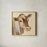 Looking at You I by Albena Hristova. Shown in a natural wood glass frame for a timeless modern aesthetic. Available as an archival giclee rolled canvas, fine art paper, or poster print. SKU 33938a.