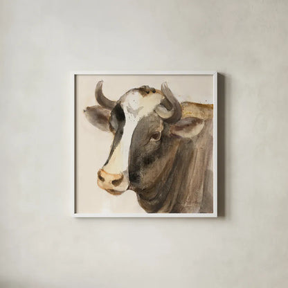 Looking at You II Light by Albena Hristova. Shown in a crisp white glass frame for a clean and minimalist style. Available as an archival giclee rolled canvas, fine art paper, or poster print. SKU 35691a.