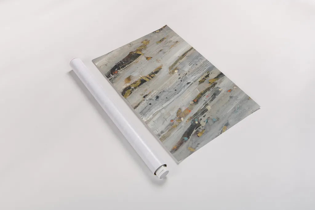 Lots of Layers II by Albena Hristova. shown as a rolled paper print. Available as archival giclee rolled canvas, fine art paper, or poster print. SKU 46422h.