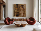 Madagascar II Crop by Albena Hristova. Shown as extra-large giant wall art in a modern living room. Available as an archival giclee rolled canvas, fine art paper, or poster print. SKU 10507a.