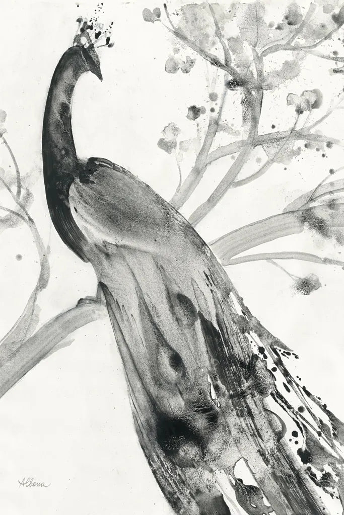 Majestic Peacock Crop by Albena Hristova. SKU 45726h. Archival Giclee Fine art print for wall decor.