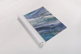Merging Rivers by Albena Hristova. shown as a rolled paper print. Available as archival giclee rolled canvas, fine art paper, or poster print. SKU 70619i.